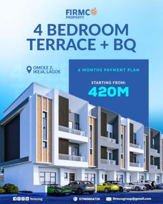 Fully Fitted 4 Bedroom Terrace Duplex in Omole Phase 2adozillion Cour, Omole Phase 2, Ikeja, Lagos, Terraced Duplex for Sale