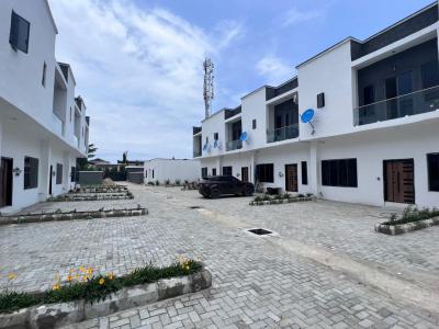New Luxury Standard Ensuit 3 Bedrooms Terraced House with 1 Bedroom Bq, Ologolo, Lekki, Lagos, House for Sale