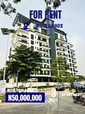 Exotic 3 Bedroom Apartment with Pool, Gym, Bq Etc, Well Built 3 Bedroom Apartment with Exquisite Finishing, Ikoyi, Lagos, Flat / Apartment for Rent