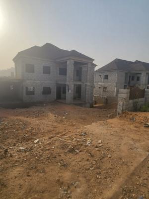 Massive 4 Bedroom Semi-detached Duplex with Basement (carcass), Naf Valley Estate, Asokoro District, Abuja, Semi-detached Duplex for Sale