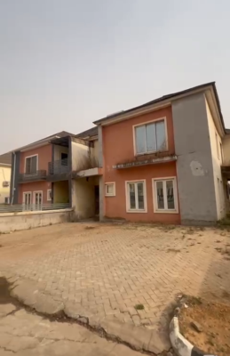 Massive 4bedroom Semi Detached Duplex, By Nzamiye Hospital, Idu Industrial, Abuja, Semi-detached Duplex for Sale