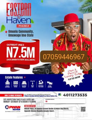 Plots of Affordable Land in Umuagwo, Umuagwo, Ohaji/egbema, Imo, Mixed-use Land for Sale