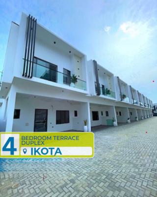 Serviced 4 Bedroom Terrace Duplex with Bq, 4 Bedroom Duplex for Rent, Ikota, Lekki, Lagos, Terraced Duplex for Rent