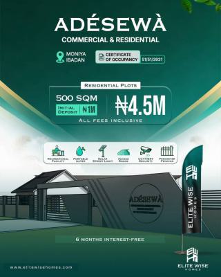 Land, Moniya, Ibadan, Oyo, Residential Land for Sale