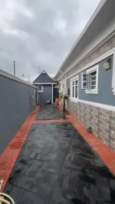 Well-built 3-bedroom Bungalow, K Singer, Sango Ota., Sango Ota, Ogun, Detached Bungalow for Sale