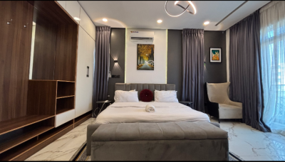 Luxury 2-bedroom Apartment, Ilasan, New Road, Ilasan, Lekki, Lagos, Flat / Apartment Short Let