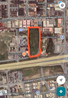 7,744sqm Fenced Bareland  Facing Lekki Express Way, Ikate  ,lekki ,lagos  Nigeria, Ikate, Lekki, Lagos, Mixed-use Land for Sale