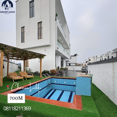 Magnificent 5  Beds with a Private Pool & Cinema, Lekki, Lagos, Detached Duplex for Sale