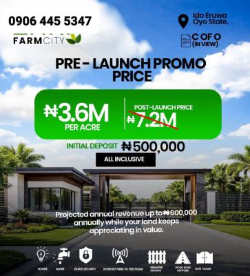 Acres & Hectares of Farmland, Ido / Ido-eruwa, Ibadan, Oyo, Commercial Land for Sale