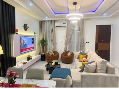 Lovely 2 Bedroom Terrace Duplex with Modern Faciliti Secured Estate, Orchid Road, Lekki Phase 1, Lekki, Lagos, Terraced Duplex for Rent