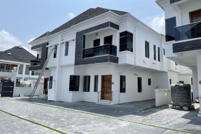 Spacious 4 Bedroom Semi-detached House with Bq, Oral Estate Extension, Lekki, Lagos, Semi-detached Duplex for Rent