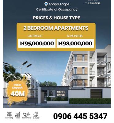 2 Bedrooms Apartments, Pelewura, Apapa, Lagos, Flat / Apartment for Sale