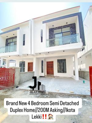 Brand New 4 Bedroom Semi Detached Home, Ikota, Lekki, Lagos, House for Sale