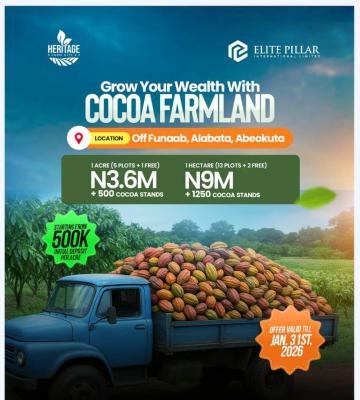 Farm Land, City Heritage Garden, Abeokuta North, Ogun, Mixed-use Land for Sale