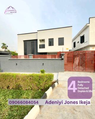 4 Bedrooms Fully Detached Duplex and a Room Bq  Location :, Adeniyi Jones, Ikeja, Lagos, House for Sale