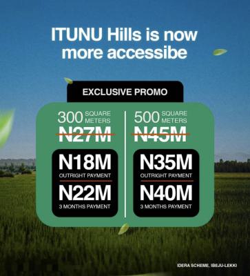 Strategic Location for Building, ÌtÙnÚ Hills Situated at Idera Scheme,, Ibeju Lekki, Lagos, Residential Land for Sale