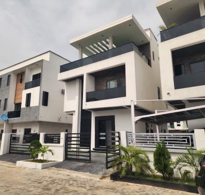 Classic 4 Bedrooms Fully Detached Duplex with Bq + Swimming Pool, Chevron Tollgate, Lekki, Lagos, Detached Duplex for Sale