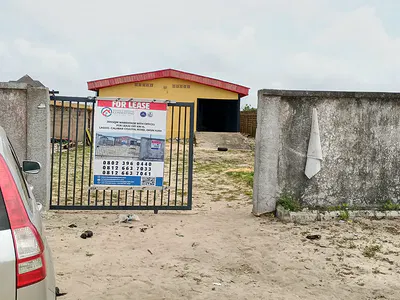 Newly Renovated One Bay Warehouse with Attached Offices + BQ on 2 Plot — Ajah, Lagos