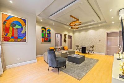 Elegantly Designed 2 Bedroom Apartment with Pool and Speedy Wi-fi, Lekki Phase 1, Lekki, Lagos, Flat / Apartment Short Let