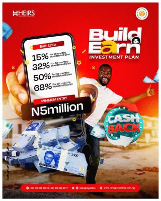 Build and Earn Investment Plan, Sangotedo, Ajah, Lagos, Detached Duplex for Sale