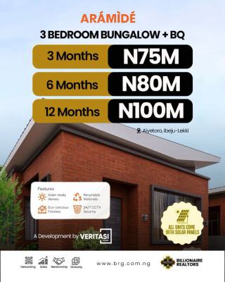 Arámidé Bungalow, Ibeju Lekki, Lagos, Detached Bungalow for Sale