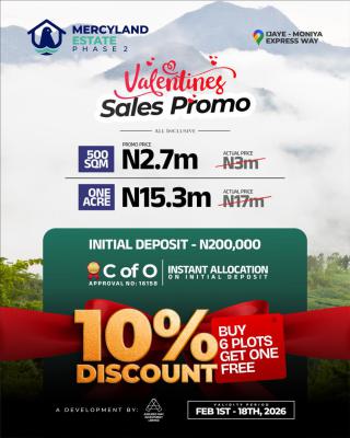 Land, Mercyland Estate Phase 2 Iyaye Expressway, Ibadan, Oyo, Mixed-use Land for Sale