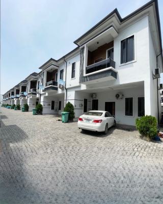 Furnished 4 Bedroom Terrace with a Pool, Orchid, Lekki, Lagos, Terraced Duplex for Rent