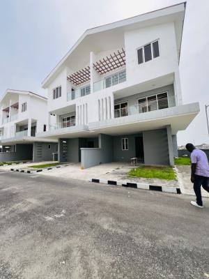 4 Bedroom Semi Detached Duplex with Bq in an Estate with 24hrs Light, Twin Lake Estate, Chevron, Igbo Efon, Lekki, Lagos, House for Rent