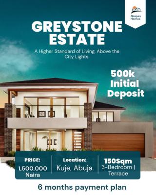 Worthy Investments , Beautiful Terrace and Smart Investments, Greystone Estate, Kuje, Abuja, Residential Land for Sale