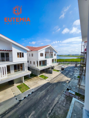 Newly Built 4 Bedroom Semi Detached Duplex with Bq, Chevron Drive, Lekki Expressway, Lekki, Lagos, Semi-detached Duplex for Rent