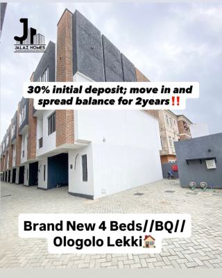 Brand New 4 Bedroom Terraced Detached Home, Ologolo, Lekki, Lagos, House for Sale