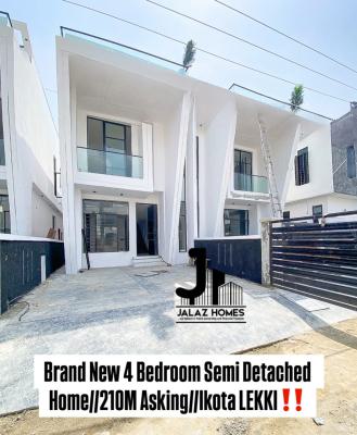 Brand New 4 Bedroom Semi Detached Home, Ikota, Lekki, Lagos, House for Sale