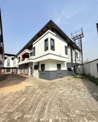 Newly Built 4 Bedroom Terraced Duplex with Pool in Serene Estate, Ajao Estate, Isolo, Lagos, Terraced Duplex for Sale