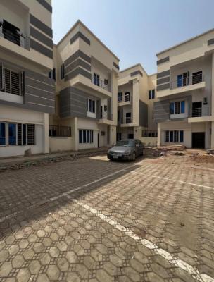 Newly Built 4 Bedroom Terrace Duplex with 2 Living Rooms and Bq, Guzape District, Abuja, Terraced Duplex for Rent