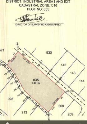 4.49 Hectares of Commercial Plots, Idu Industrial, Abuja, Commercial Land for Sale