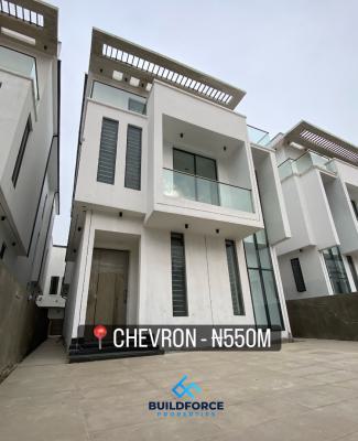 Spacious 5 Bedroom Duplex with Private Office, Chevron, Lekki Expressway, Lekki, Lagos, Detached Duplex for Sale