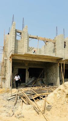 Standard 2 Bedroom Terrace with Bq, Landview Residence Located Inside Ajayi Apata Off Lekki Epe Expressway, Sangotedo, Ajah, Lagos, Terraced Duplex for Sale