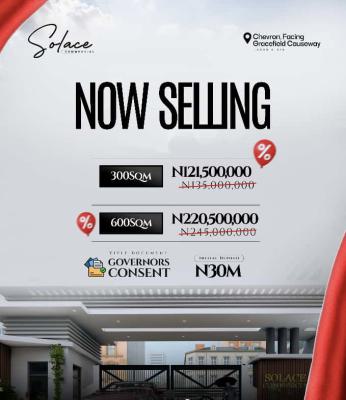 Strategic Location for Hotal, Solace Chevron, Lekki, Lagos, Commercial Land for Sale