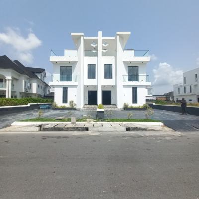 Magnificent 5 Bedroom Semi  Detached Duplex with Pool and Bq, Osapa, Lekki, Lagos, Detached Duplex for Sale