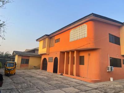 Commercial 6 Bedroom Duplex with Bq Facing The Main Road, Facing Kolapo Isola Main Road, Akobo, Ibadan, Oyo, Detached Duplex for Sale