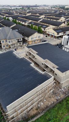 Standard 3 Bedroom Terrace with Bq, Landgate Located Hitech Road Behind Lagos Business School, Sangotedo, Ajah, Lagos, Terraced Duplex for Sale