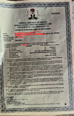 Mixed Used of 10 Hec Land, Guzape District, Abuja, Mixed-use Land for Sale