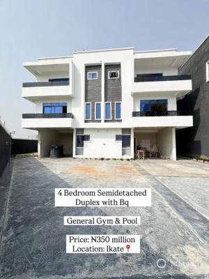 Stunning 4 Bedroom Semi Detached Duplex with Pool,gym and Bq, Ikate, Ikate, Lekki, Lagos, Semi-detached Duplex for Sale