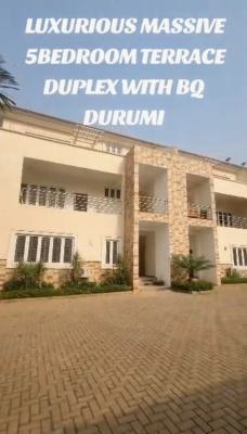 5bedrooms Terrace Duplex with Bq, By American International School, Durumi, Abuja, Terraced Duplex for Rent