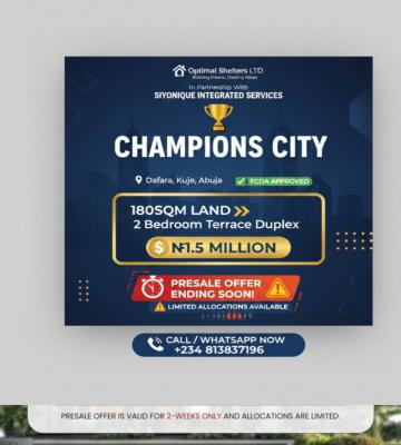 Own a Smartly Planned Home in an Fcda-approved Estate, Dafara, Kuje, Abuja, Kuje, Abuja, Residential Land for Sale