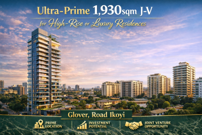 Ultra-prime 1,930sqm Joint Venture Land Deal, Glover Road, Ikoyi, Lagos, Mixed-use Land Joint Venture