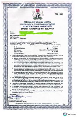 Very Nice Piece of Land, Guzape 2, Guzape District, Abuja, Residential Land for Sale