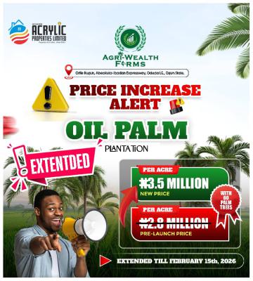 Agric Wealth Farm, Orile Ilugun, Ogijo, Ogun, Land for Sale