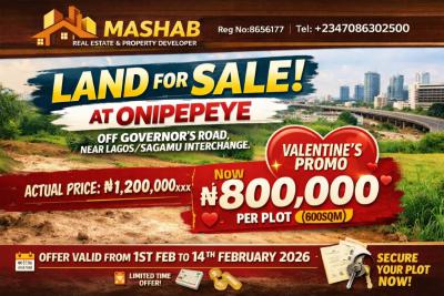 Plot of Land., Off Governors Road, Near Lagos, Shagamu Interchange., Abeokuta North, Ogun, Mixed-use Land for Sale