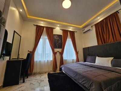 Furnished & Service 4 Bedroom Terrace Duplex with Inverter in, Ikota, Ikota, Lekki, Lagos, Terraced Duplex for Rent